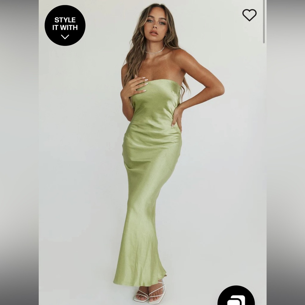 Hailey dress princess polly green